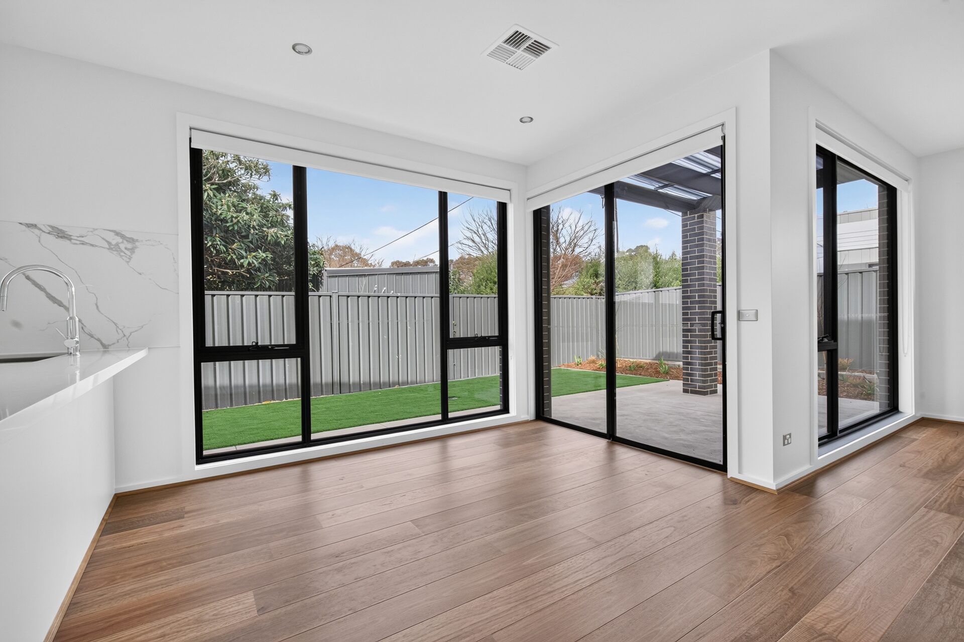 Open-plan dining area