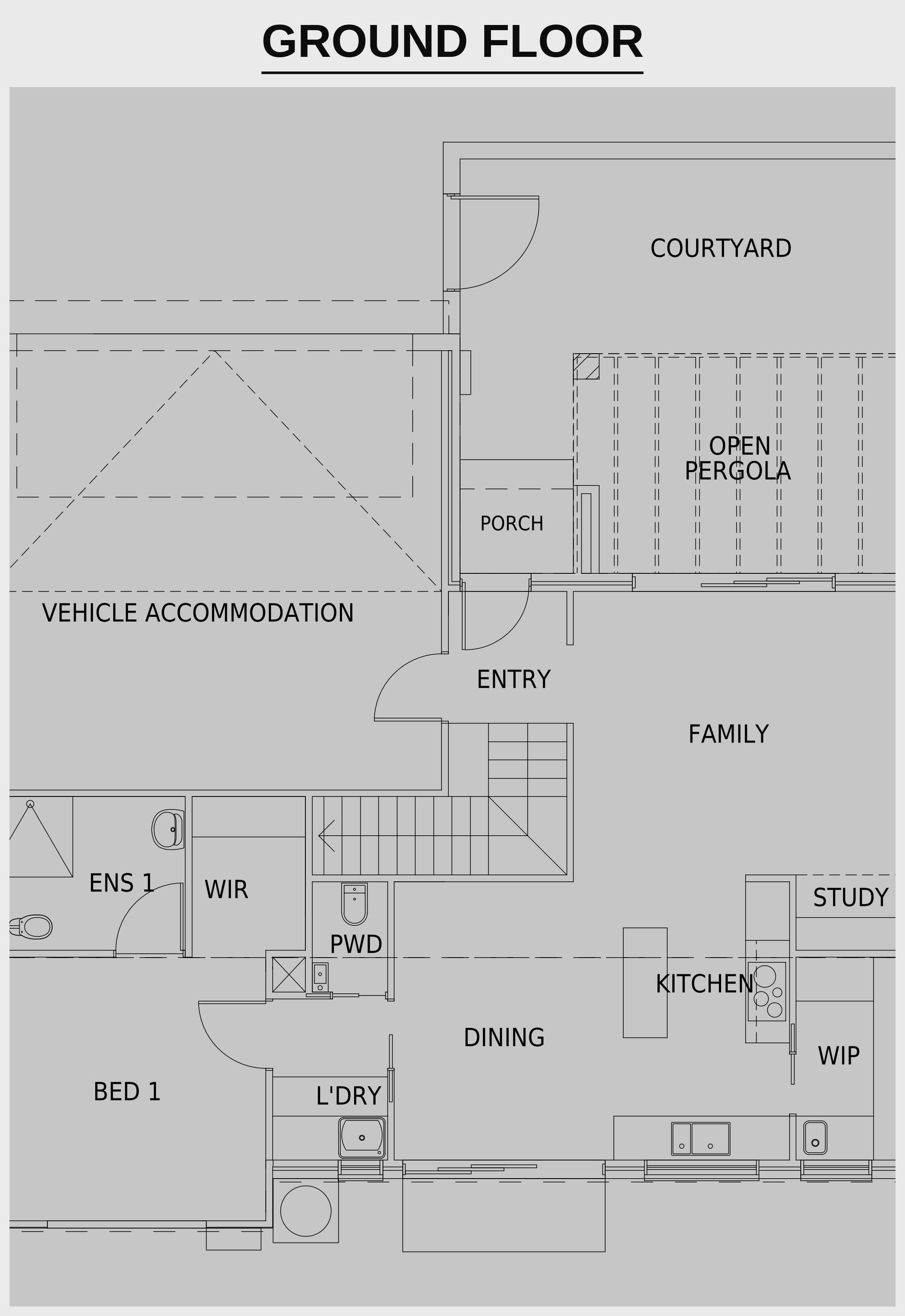 Townhouse 2 ground floor plan