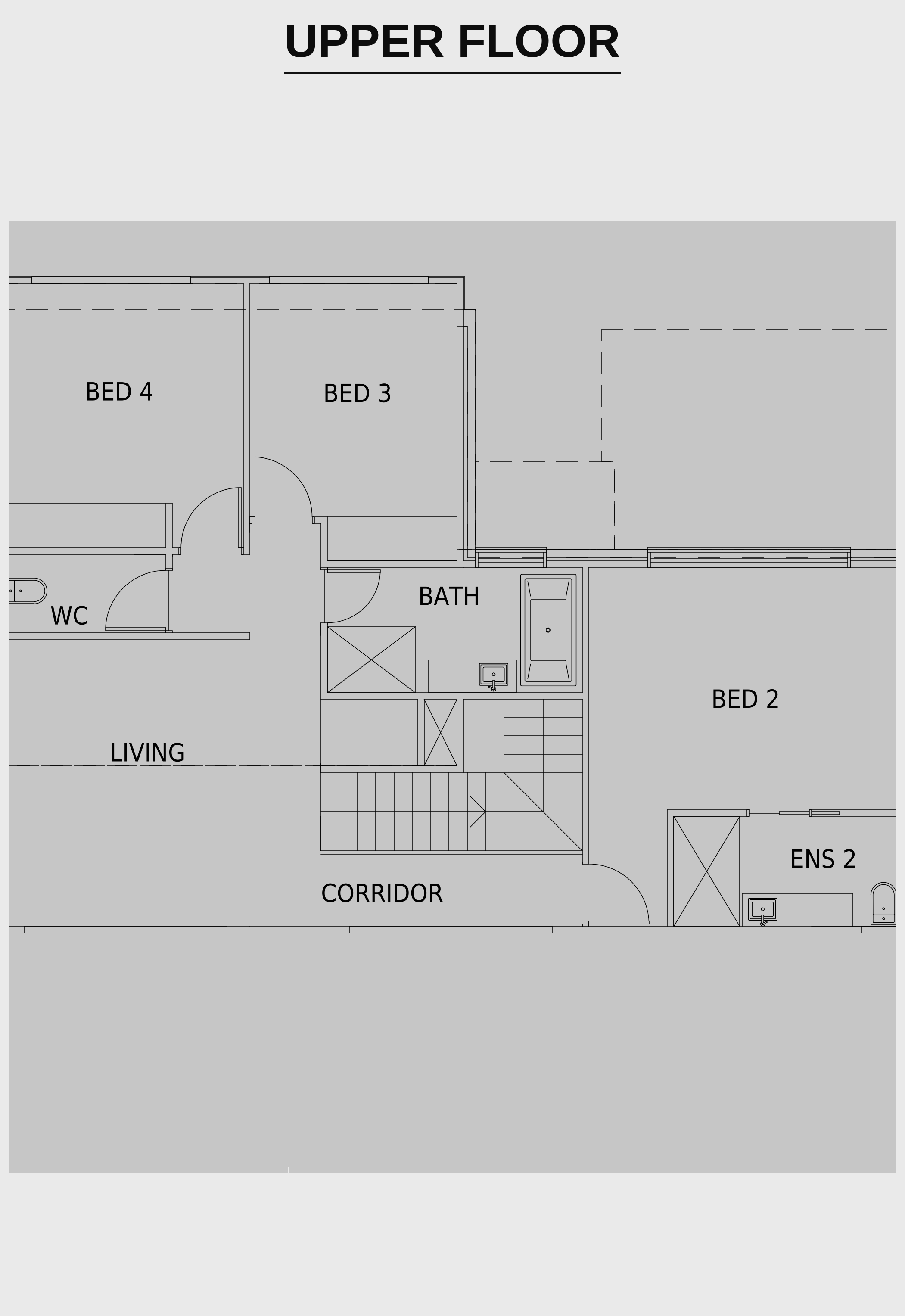 Townhouse 2 upper floor plan